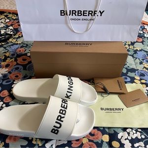Authentic Burberry Furley Optic Whites